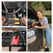 汽車應急啟動電源操作使用流程，美女親自體驗每個步驟